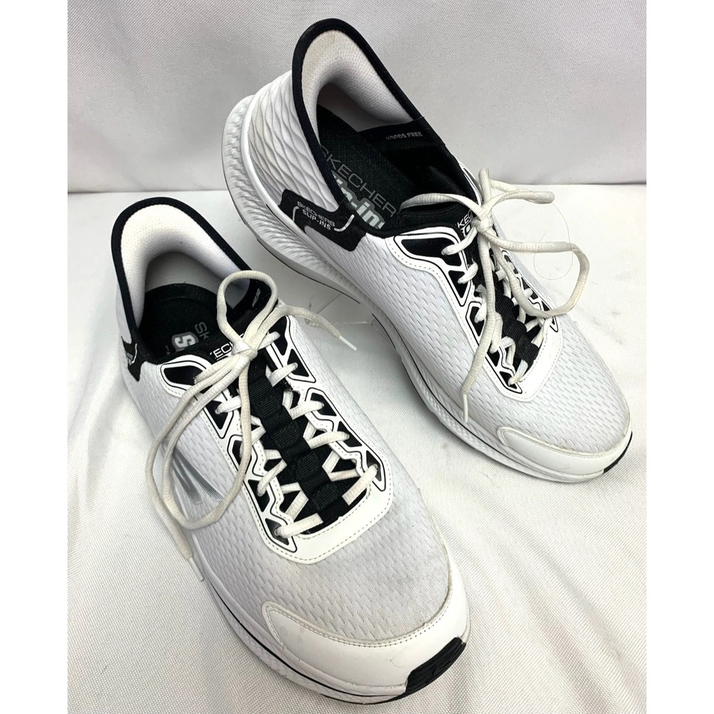 Mens Skechers Hands Free Slip-ins GO RUN Consistent 2.0 Sneakers Shoes White 13 - Picture 3 of 13
